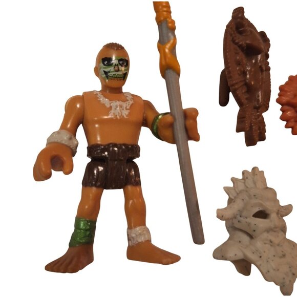 Imaginext Tribal Figure Accessories Skull Masks Spear Unique Decor - Picture 2 of 12